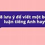 Viết Bài Luận Tiếng Anh Là Gì